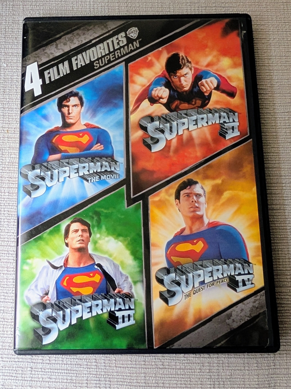 Superman 4 Film Favorites DVD Collection Movies